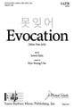 Evocation SATB choral sheet music cover